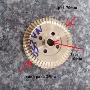 Cánh nước đồng máy bơm nước 250 w pana