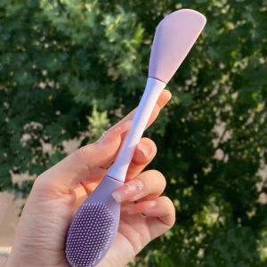 Kuas Masker Wajah Silicon Sikat Komedo 3in1 Double Headed / Spatula Silikon 3 in 1 Facial Brush Muka / Face Brush 2 Sisi