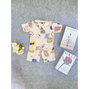 Setelan Piyama Anak Motif Beragam Rayon Nyaman Ukuran Free Size