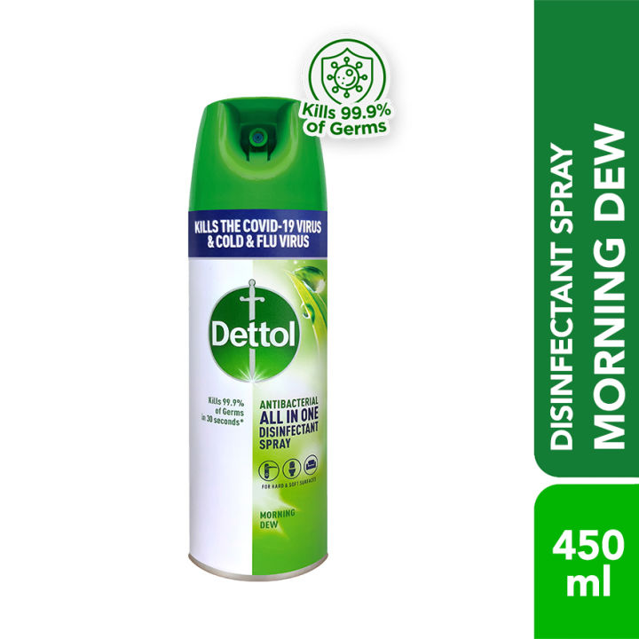 Dettol Disinfectant Spray Morning Dew 450ml Lazada 7717