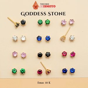 Anting Emas Tindik Dewi Batu Warna J5 Ismoyo