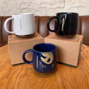 Starbuck Mug 2021 Retro Bronze Medal Mermaid Ceramic Cup Fish scale patterned bottom Free Gift Starbuck Spoon Starbuck Tumbler Coffee Cup