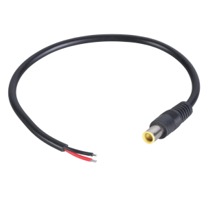 DC7909 7.9x5.5mm Male Plugs to Bare Wire Cable DC7909 Power Pigtail Cable for Solar Panel Charging & Laptop Power Supply