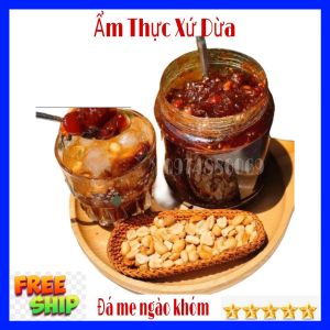 (FREESHIP} HỦ 1KG  ĐÁ ME NGÀO  KHÓM MÈ RANG BẾN TRE+ TẶNG KÈM ĐẬU PHỘNG- THẢO MY 99 SHOP