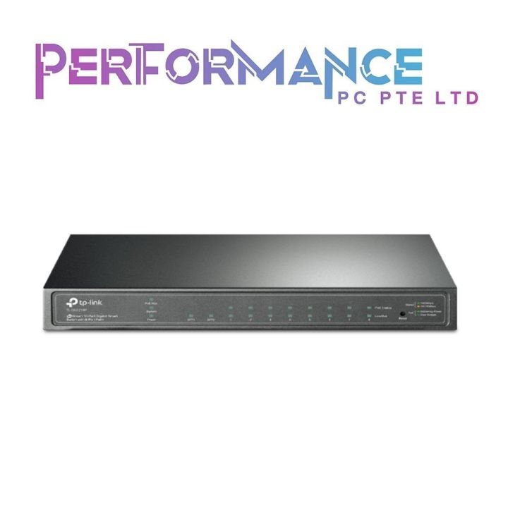 tp-link tl sg2210p 8 port gigabit smart poe switch