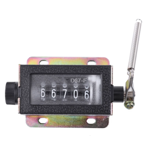 Industrial 5 Digit 0-99999 Resettable Manual Tally Counter Mechanical Counter for Textile Machinery Coaching