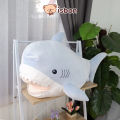 ISTANA BONEKA Hiu Sharky Penghangat Tangan Mainan Bantal Anak Kado Ulang Tahun Cowok Cewek Ocean Non Alergi Halus Lembut. 