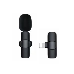 Wireless Lavalier Microphone Live Broadcast Microphone with Noise Reduction Small Microphone mini mic compatible for iPhone and Type c Android phones