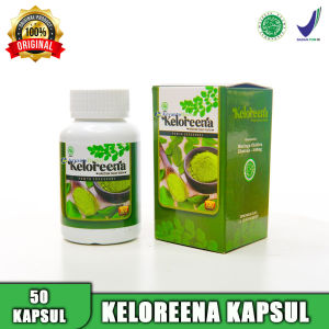 Keloreena Kapsul Ekstrak Daun Kelor Ekstrak Moringa Oleifera 100% Original Resmi BPOM & Halal