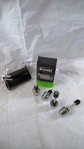 HAND GRIP HANFAT KAZE KARET STANG STIR KAWASAKI KAZE MEREK KWSKI SET JALU PCX DAN JALU SATRIA FU MODEL ORI SET KANAN KIRI UNIVERSAL