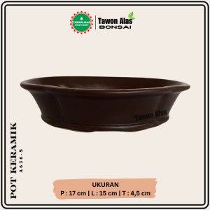 Pot Keramik Bonsai Kecil