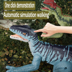 2.4G Remote Control Dinosaur Animal Simulation Sound Effects Lighting Walking Childrens Electric Pet Toys Gifts For Boys2026