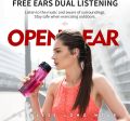 Open Ear Wireless Sports Headphones, Bluetooth 5.0 Waterproof Sweatproof Headset with Mic for Sport Jogging Running Driving Cycling Hiking Indoor and Outdoor Use. 