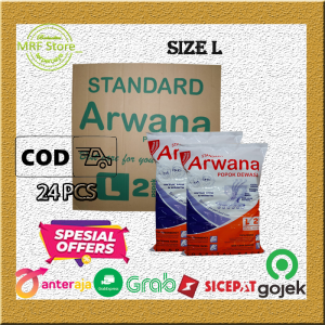 POPOK PEREKAT DEWASA (24 PCS) SIZE L DIAPERS UNTUK PRIA DAN WANITA TERMURAH