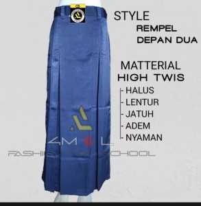 COD rok SMP/SMA span 2 rok sekolah belah dua depan seragam sekolah bahan HIGH TWIST licin