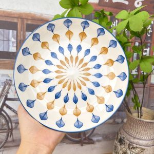Bát Đĩa Gốm Sứ Decor Bát Ăn Cơm Bát Ăn Chè Chén Dĩa Dễ Thương Bộ khổng Tước Xinh Yêu Cho Gia Đình