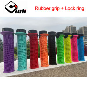 Bicycle Grips Silicone Lock on Handlebar Grips Anti Slip Shock Absorber for Folding Mountain Bike