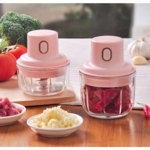 เครื่องบดเนื้อไฟฟ้า 3 in 1 รวมเครื่องบดสับอาหาร มินิสเตนเลส เครื่องบดอาหารไฟฟ้า เครื่องบดกระเทียม เครื่องบดเนื้อ เครื่องบดสับ 100-250mL