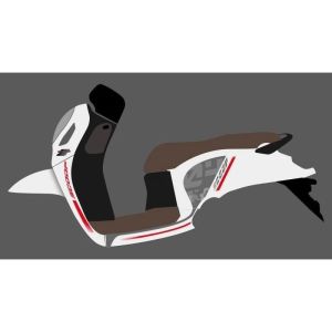 Striping Transparan Scoopy New Prestige 2020-2023 Desain Lis Simple Racing - Stiker Semifull Scoopy New Transparan Simple - SSCN-UV - GSI