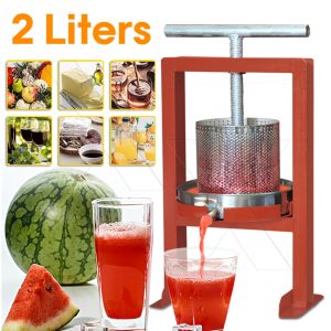 Manual Oil Residue Press Coconut Milk Press Stainless Steel Honey Press Honey Extractor Mesin Memerah Santan Household