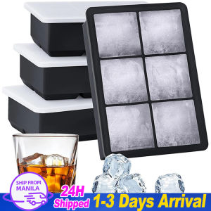 🔥Fast Shipping🔥8 Grid Large Ice Cube Mold Square Ice Ball Tray Food Grade Silicone Ice Mold DIY Ice Maker