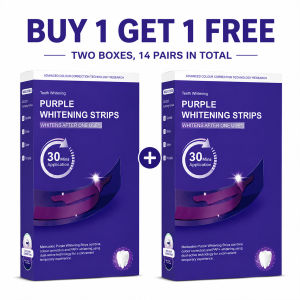 Teeth Whitening Strips Easy to Apply Ready in 30 Min 7 Pairs 14 Strips Dental Care