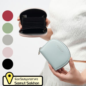 Belfoyer 【สต็อกท้องถิ่น】 กระเป๋าสตางค์สไตล์เกาหลีแบบเรียบง่ายกระเป๋าใส่บัตรออร์แกนหลายแบบกระเป๋าใส่เหรียญซิปสั้น