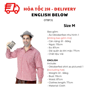 Quần Và Áo Lễ Hội Oktoberfest Dành Cho Nam Nhiều Mẫu - Oktoberfest Pants And Shirts For Men Muitiple Designs OTBF31