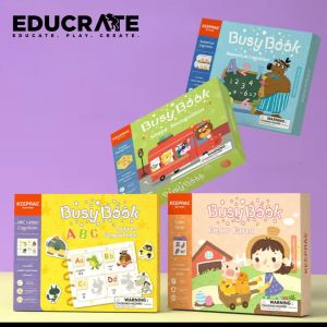 EducratePH Keeprea Quiet Book Busy book for toddler alphabet color shapes cognition preschool toddler travel