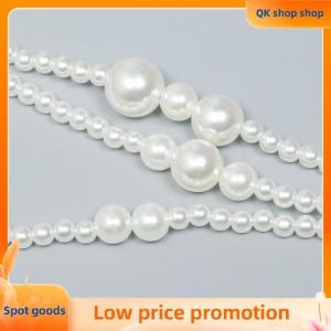 ✨QK shop✨ Fashion Imitation Pearl Waist Chain Women With Dress Sub Sweater Multi-layer Pearl Waist Chain Womens Simple Round Bead Chain Body Chain