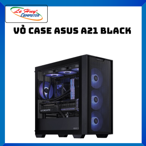 Case ASUS A21 Black (Matx Màu Đen) - Hàng Chính Hãng