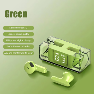 💛[SPOT]  E90 TWS Earphone Bluetooth Headphone With Mic Wireless Headset With Charging Case Power Display Touch