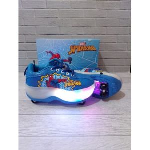Sepatu Roda LED Karakter Anak Roda 4 / Roller Shoes 4 Roda LED Karakter Anak Perempuan / Sepatu Roda 2in1 / Sepatu Roda Anak