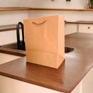 [isi 12] PAPERBAG KECIL UKURAN 15X20X7 CUSTOM DAN POLOS TAS KERTAS KECIL POLOS COKLAT DAN KUSTOM BAHAN TEBAL  MURAH BERKUALITAS