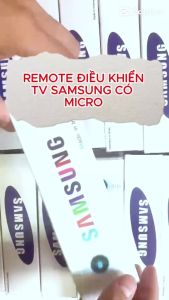 [CHÍNH HÃNG] Điều Khiển TV SAMSUNG SMART TẶNG PIN Remote TV SAMSUNG Có MICRO GIỌNG NÓI