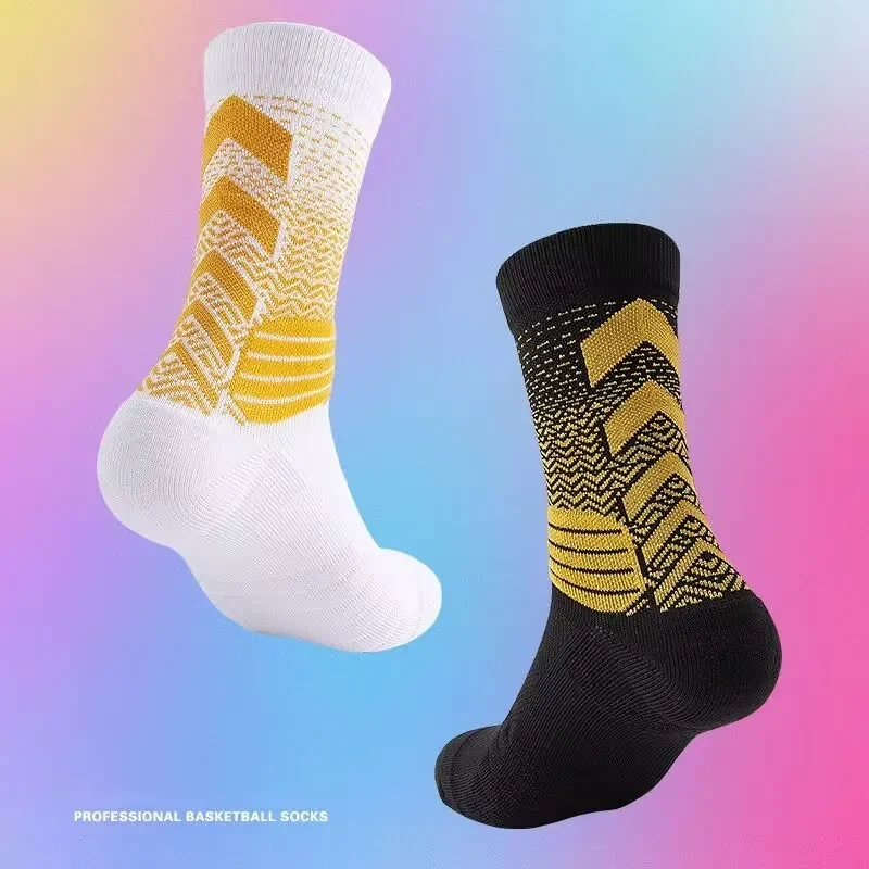 Black and 2024 gold elite socks