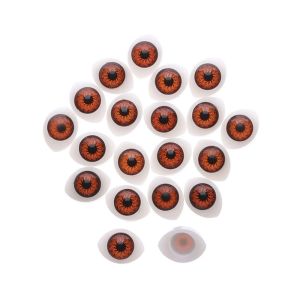 XYAX DIY Craft Phụ Kiện 20 cái/bộ Mắt giả Con rối Làm Động vật Đồ Chơi Khủng long Mắt Búp bê Mắt An Toàn Con Búp Bê nhựa Mắt BJD Búp Bê Nhãn Cầu TỰ LÀM Đồ Chơi Mắt