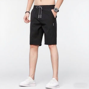 TIMIQLO Dryfit Shorts For Men Drawstring Sports Casual Shorts Ice Silk Quick Drying Loose Beach Shorts For Men