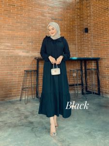 Promo Hari Ini MIDI DRESS LD110 Matt Rayon Twill | Busana Wanita Muslim