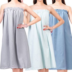 JEHUA Flexible Bust Support Bath Skirt Soft Strapless Sauna Towels Machine Washable Wearable Shower Towel Spa
