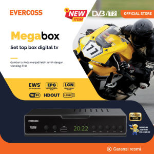 Set Top Box Evercoss DVBT2 Digital Full HD Receiver Digital