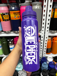 One Piece Cut Out Sticker Vacuum Flask High-Grade Staineless Steel 800 ML Tumbler