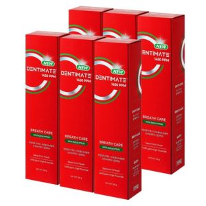 Clio Dentimate New 1450 High Fluoride Eucalyptus Breath Care Toothpaste 150g 6 Pack – Whitening Anti-Cavity Tartar Removal Fresh Breat