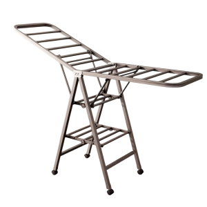 【BUY 1 TAKE 1】1.4/1.8m Folding Clothes Drying Rack Three Independent Areas With Wheels For Movability Stainless Steel Windproof Thickened