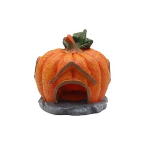 Resins Pumpkin Statue Art Craft For Aquarium Lightweight Fish Tanks Decors Easy To Arrange Art Sculpture
