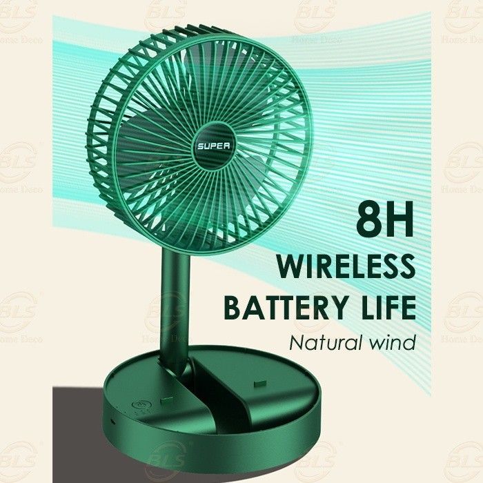 Telescopic Foldable Mini Fan Rechargeable Wireless Strong Wind Fan ...