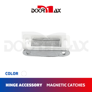 DOORMAX Magnetic Catcher Hinge Accessory (Black/White/Brown)