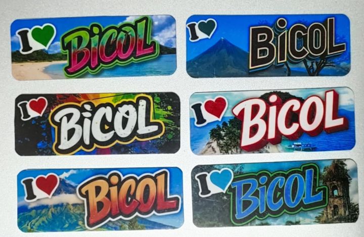 RUBBER REF MAGNET RECTANGLE SOUVENIR I LOVE BICOL | Lazada PH