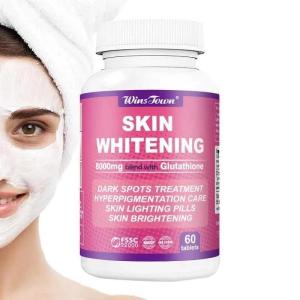 Whitening Skin Tablets Glutathione Tablets Brightening and Smooth Skin Whitening Supplement Three in One Black Spot Removal and Brightening