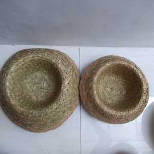 ( Topi )Topi Anyaman Pandan Topi Nelayan Topi Pak Tani Topi Kerja Topi penutup kepala